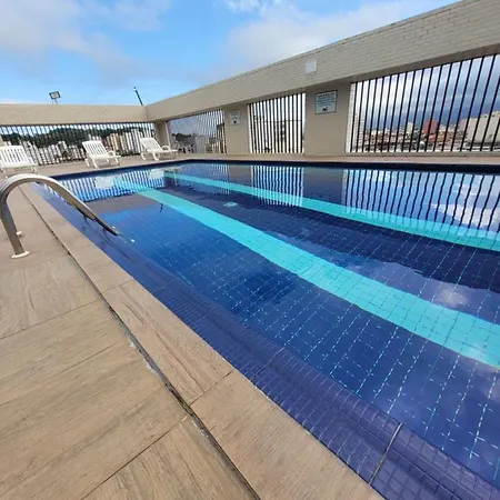 Flat Completo Novo A 350M Da Praia Com Piscina Sao Vicente  Exterior photo
